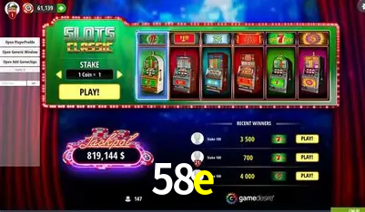 Descubra o Mundo do Cassino Online com 58e